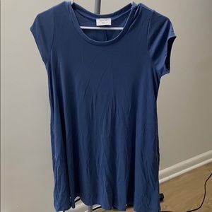 Navy blue mini dress